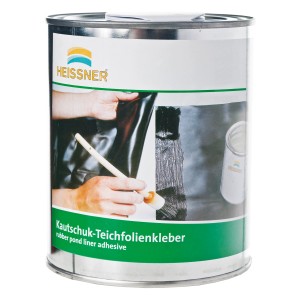 Dose Heissner Kautschukkleber 1,0 l zum Verkleben von Teichfolien.