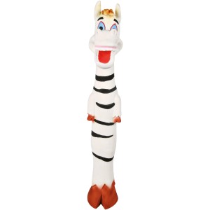 Trixie Longies Kauspielzeug aus Latex, 30-32 cm, Zebra-Design für Hunde.