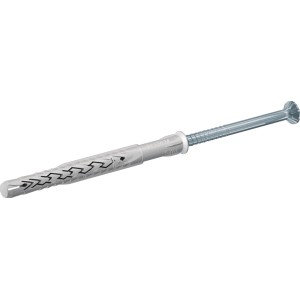 Fischer Langschaftdübel SXRL 10 x 200 mit Torx Senkkopfschraube, Dübel für Beton und Mauerwerk.