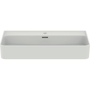 Weißer Ideal Standard Strada II Waschtisch, 80 cm, mit Hahnloch und Überlauf.