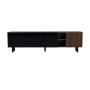 okwish TV-Schrank mit Vier Türen Wohnzimmer 180x38x50cm Braun_9