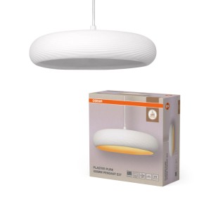 Osram Pendelleuchte Decor Plaster Pure Pendant 300 E27 Weiß 113,0 cm x 29,8 cm