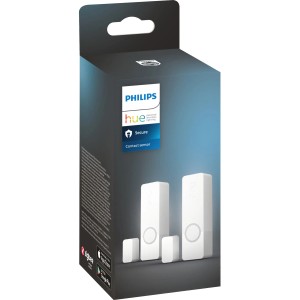Philips Hue Secure Kontaktsensor 2er-Pack in Weiß. Zur Überwachung von Türen und Fenstern.