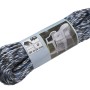 Mehrzweckseil, 6 mm Durchmesser, 20 m Länge, Polypropylen, gedreht, blau-grau-weiß.