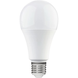 LED-Leuchtmittel E27, 16W, A70, warmweiß, für Lampen und Leuchten.