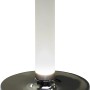 Konstsmide LED-Akku-Vase Biarritz, silberfarben, für Innen und Außen. Dekoleuchte mit Akku.