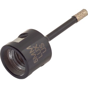 LUX Paraffinbohrer, 5 mm, für Winkelschleifer. Diamantbohrkrone für Fliesen, Steinzeug und Naturstein.
