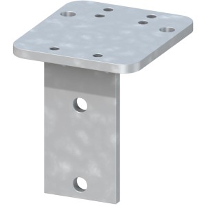 Zaun Zubehör L-Stein Montageadapter für Aufschraubanker
