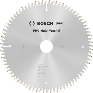 Bosch Kreissägeblatt Multi Material, 216 mm, 80 Zähne, für präzise Schnitte.