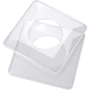 REV Tapetenschutz für 1-fach Steckdosen, 2er-Set, transparent.
