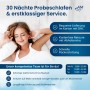 Frau schläft entspannt. Infos zu 30 Nächten Probeschlafen, bequemer Lieferung, kostenloser Retoure & schnellem Service für Matratzen.