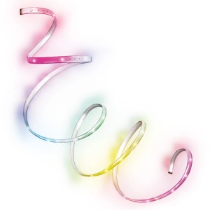 Flexibler Ledvance LED-Streifen für TV-Stimmungslicht mit RGB-Farbwechsel und USB-Anschluss.