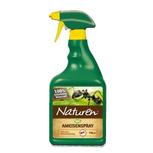 Naturen Ameisenspray, 750ml Flasche mit Sprühkopf zur Ameisenbekämpfung.
