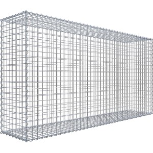 Gabiona Gabionenkorb 100 cm x 200 cm x 40 cm Maschenw 5 cm x 5 cm
