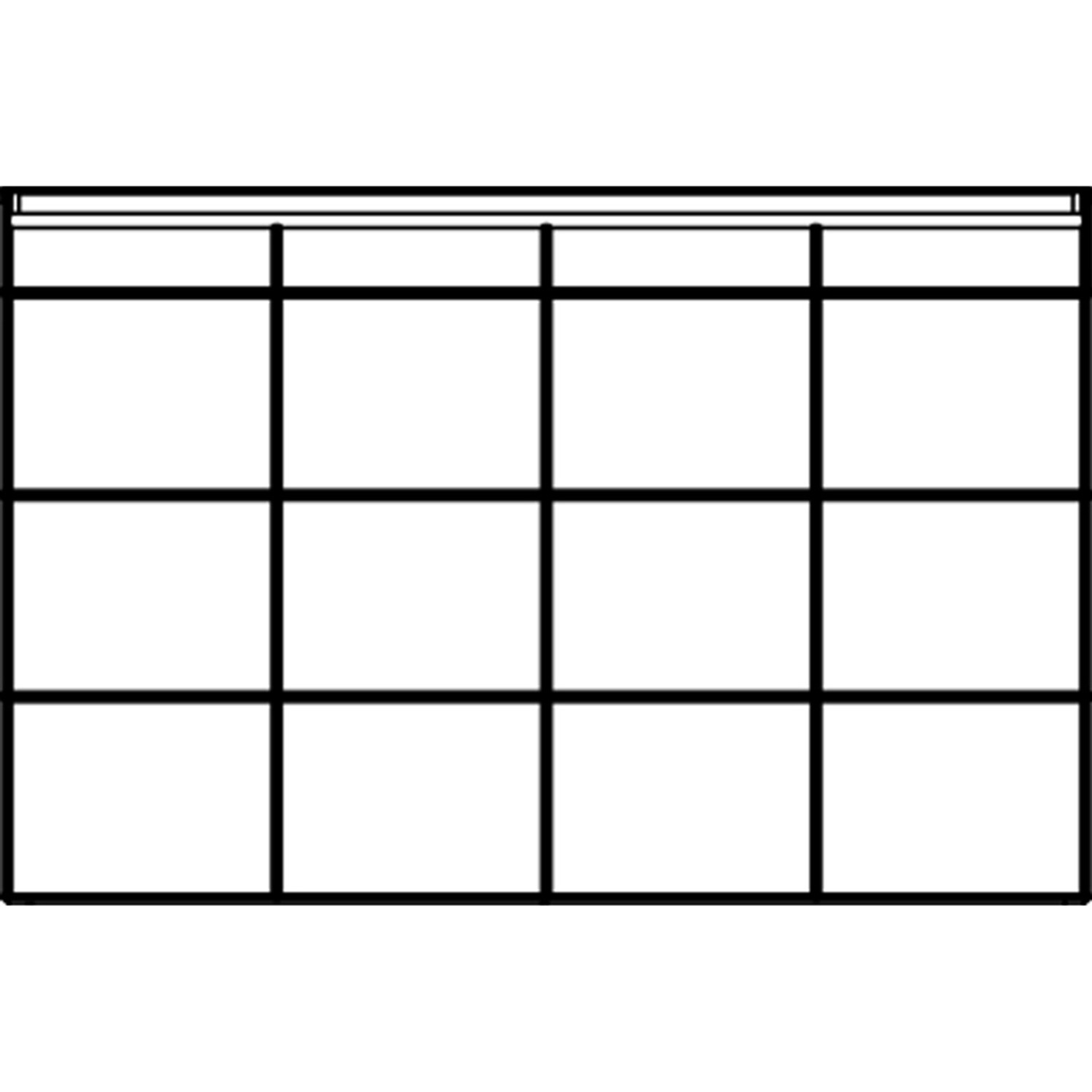 Abstraktes Schema des Skan Holz Gartenhaus Sydney 4, ein modernes Holz-Gartenhaus.
