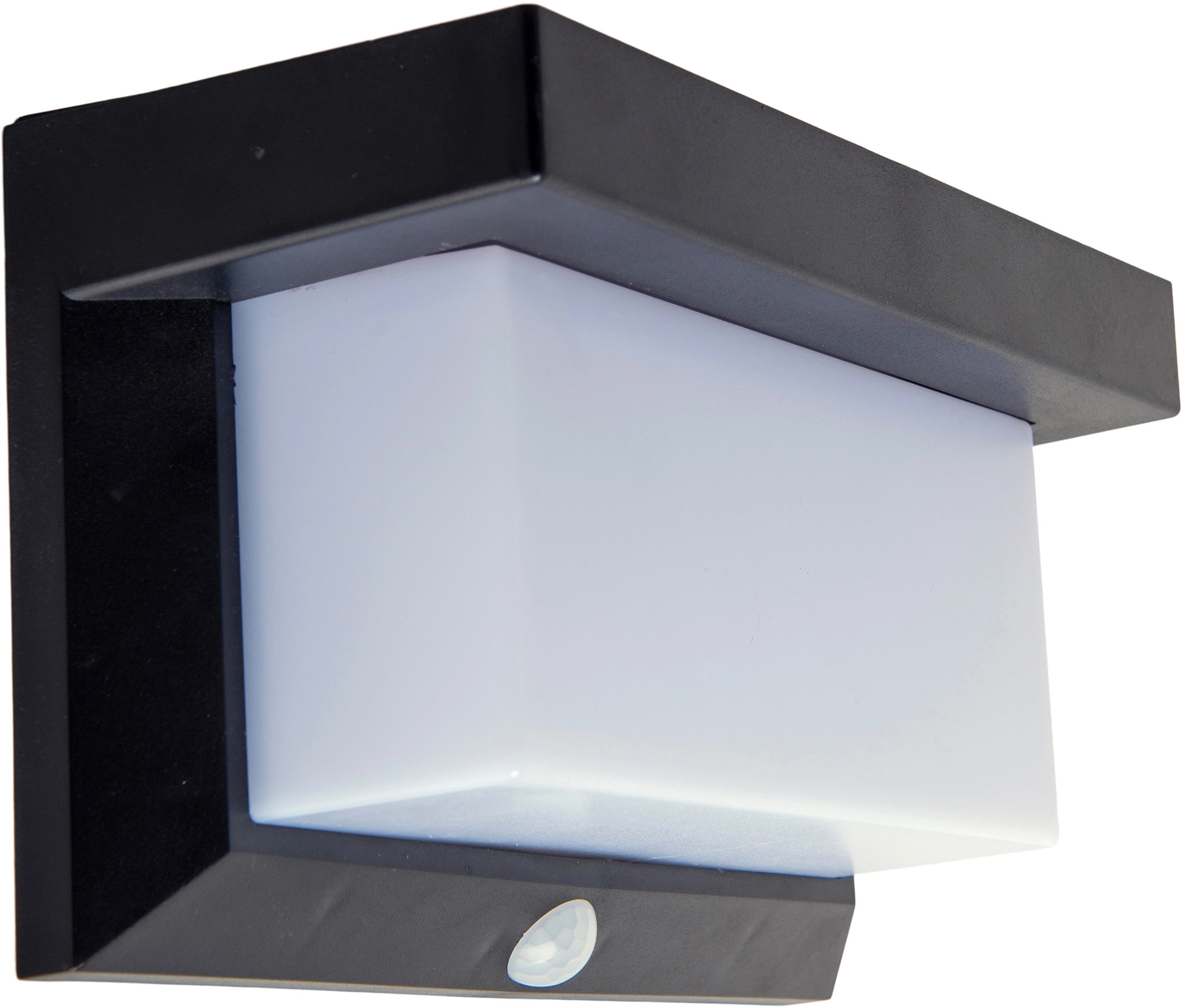 OBI Schwarz LED-Solar-Außenwandleuchte Bewegungsmelder Näve mit kaufen 12 bei cm