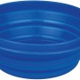 Blauer Jollypaw Reisenapf aus Silikon, faltbar, 0,5 l, ideal für unterwegs.