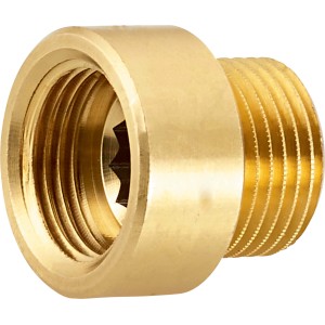Hahnverlängerung aus Messing, 14,9 mm x 16,7 mm, zur Installation von Armaturen und Auslaufventilen.