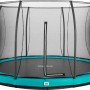 Salta Comfort Edition Ground Trampolin, ø 396 cm, grün, mit Sicherheitsnetz.