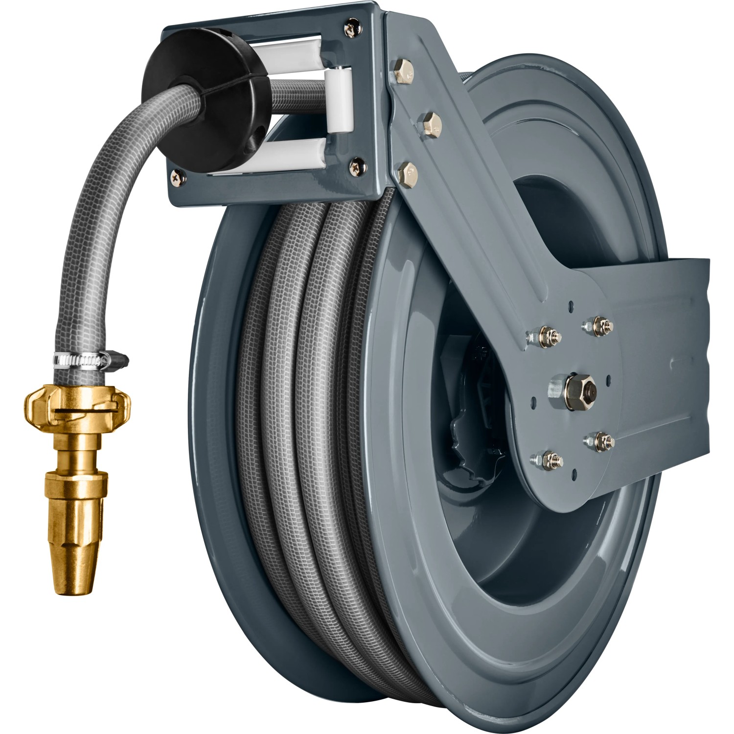 Heliwoo Hochdruckreiniger-Schlauch, 1,5 M – 3/8 Zoll, Stahlgeflochten, Bis 4800 PSI & 120°C – Für Schlauchtrommel & Reiniger