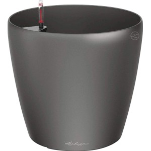 Lechuza Classico Premium Pflanzkübel, Ø 70 cm, Anthrazit metallic, mit Bewässerungssystem.