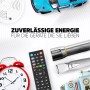 Energizer 9V Batterie für Geräte wie Fernbedienung, Wecker, Taschenlampe und Spielzeug.