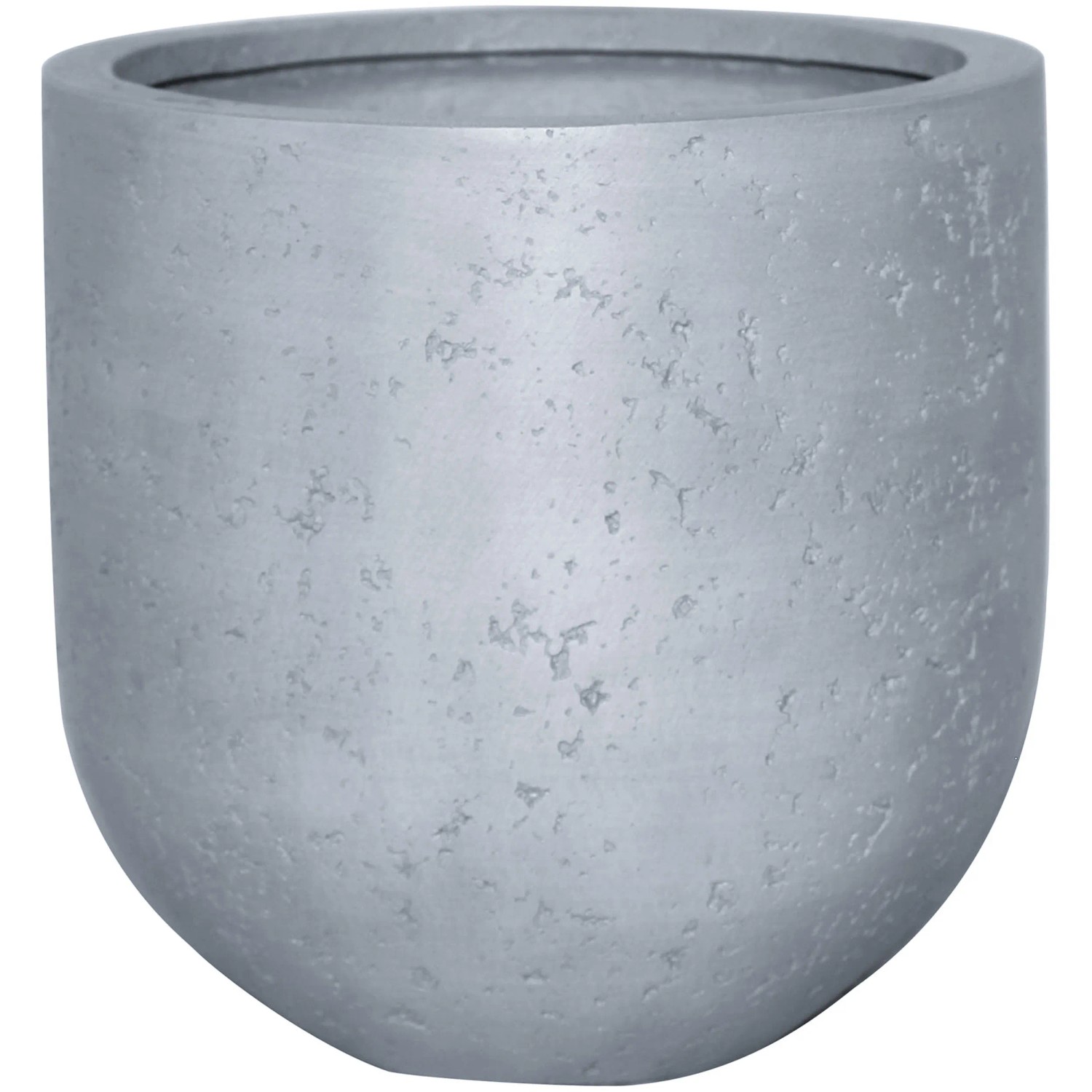 A.H.G. Blumentopf Polyfibre Stone Rund Steinoptik m.Ablaufloch Hellgrau Ø40x40cm kaufen bei OBI