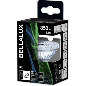 Bellalux GU10 LED-Lampe, 4,3W, neutralweiß, 350 Lumen, im Karton.