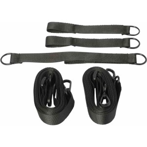 Siena Garden Windsicherung Universal, 5-teilig, für Ampelschirme, schwarz.