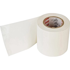 Weiße Klebebandrolle, 10 m lang, für Lüftungssysteme.