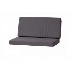 Anthrazitfarbenes Kissen-Set für Hollywoodschaukel, 150x50x7cm, geeignet für 3-Sitzer Schaukeln.