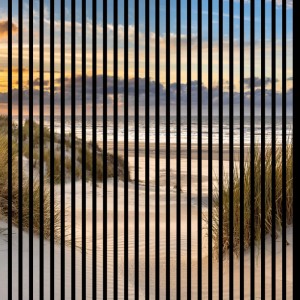 FN Acustico Akustikplatte Strand: Schallabsorbierende Wandpaneele mit Strandmotiv für bessere Raumakustik.