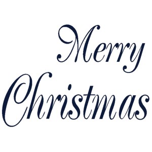 Glorex Reliefeinlage mit "Merry Christmas" Schriftzug für Künstlerbedarf.