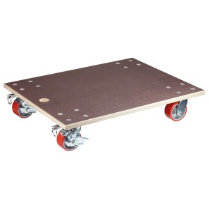 Wagner Transporthilfe mit Multiplex-Platte, 1000 kg Tragkraft und Schwerlastrollen.