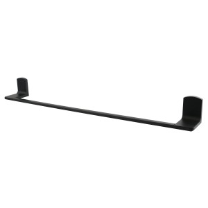 Spirella Taku Handtuchstange, 60 cm, schwarz matt, aus Edelstahl.