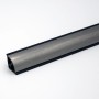 Döllken Multifunktionsleiste Top Line, 300 cm, Edelstahl-Optik für Arbeitsplatten.