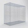 Gabiona Gabionenkorb, 80x100x40 cm, Maschenweite 5x5 cm, Drahtkorb für Einfassungen und Mauersysteme.