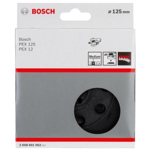 Bosch Pro Schleifteller, 8-Loch, Ø 125mm, für Exzenterschleifer. Zubehör zum Schleifen von Lack, Spachtel und Putz.
