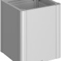 Biohort Belvedere Midi Pflanzbeet, silber-metallic, ideal für Garten & Balkon.