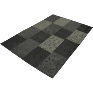 Kayoom Vintageteppich Lyrical 210, mehrfarbig grau, 200x290 cm, Patchwork-Design.