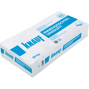 Knauf Innenspachtel Uniglett 20 kg im weißen Sack, Spezialspachtel für Innen.