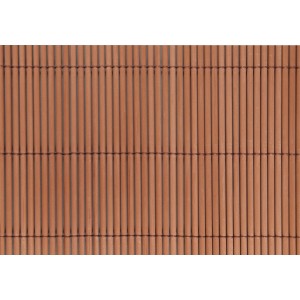 Floraworld Kunststoffmatte Premium in Braun, eine robuste Sichtschutzmatte für Garten, Balkon und Terrasse.