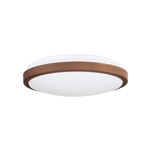 Eglo LED-Deckenleuchte Lezuza, Ø 32,5 cm, Mokkafarben