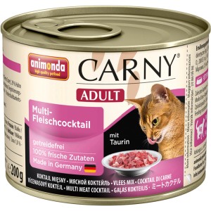 Animonda Carny Adult Katzenfutter Multi-Fleischcocktail, 200g Dose.