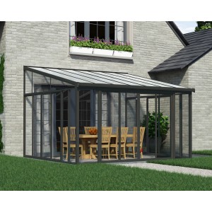 Palram - Canopia  SanRemo 4 x 4.25 Wintergarten Anthrazit