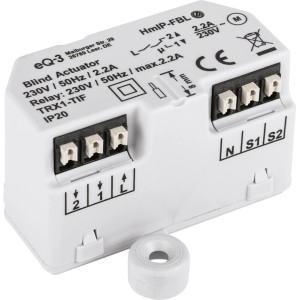 Homematic IP Jalousienaktor Unterputz für Smart Home Jalousie- und Rollladensteuerung.