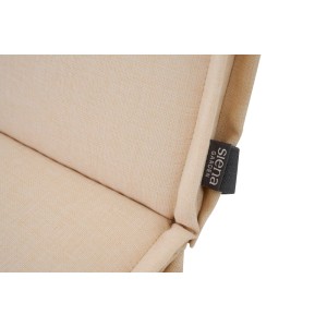 Siena Garden Sesselauflage Stella 120 cm x 48 cm x 6 cm Ecru