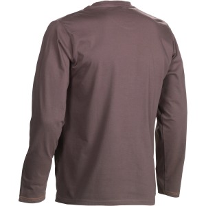 Graues Herock T-Shirt Noet, langärmlig, Größe S. Arbeitskleidung aus Baumwolle.