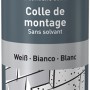 OBI Montagekleber, 470g Kartusche, lösemittelfrei für Innenanwendungen und Styropor geeignet.