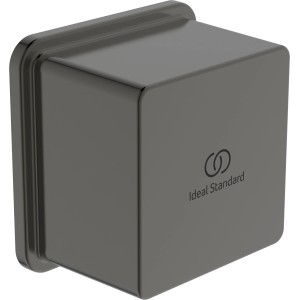 Ideal Standard Idealrain Atelier Brauseschlauchanschluss, eckig, Magnetic Grey.